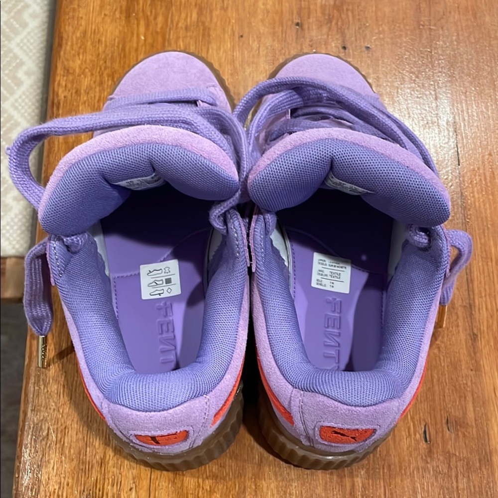 Puma Purple Sneakers with Chunky Soles and High-Top Design - Picture 2 of 6